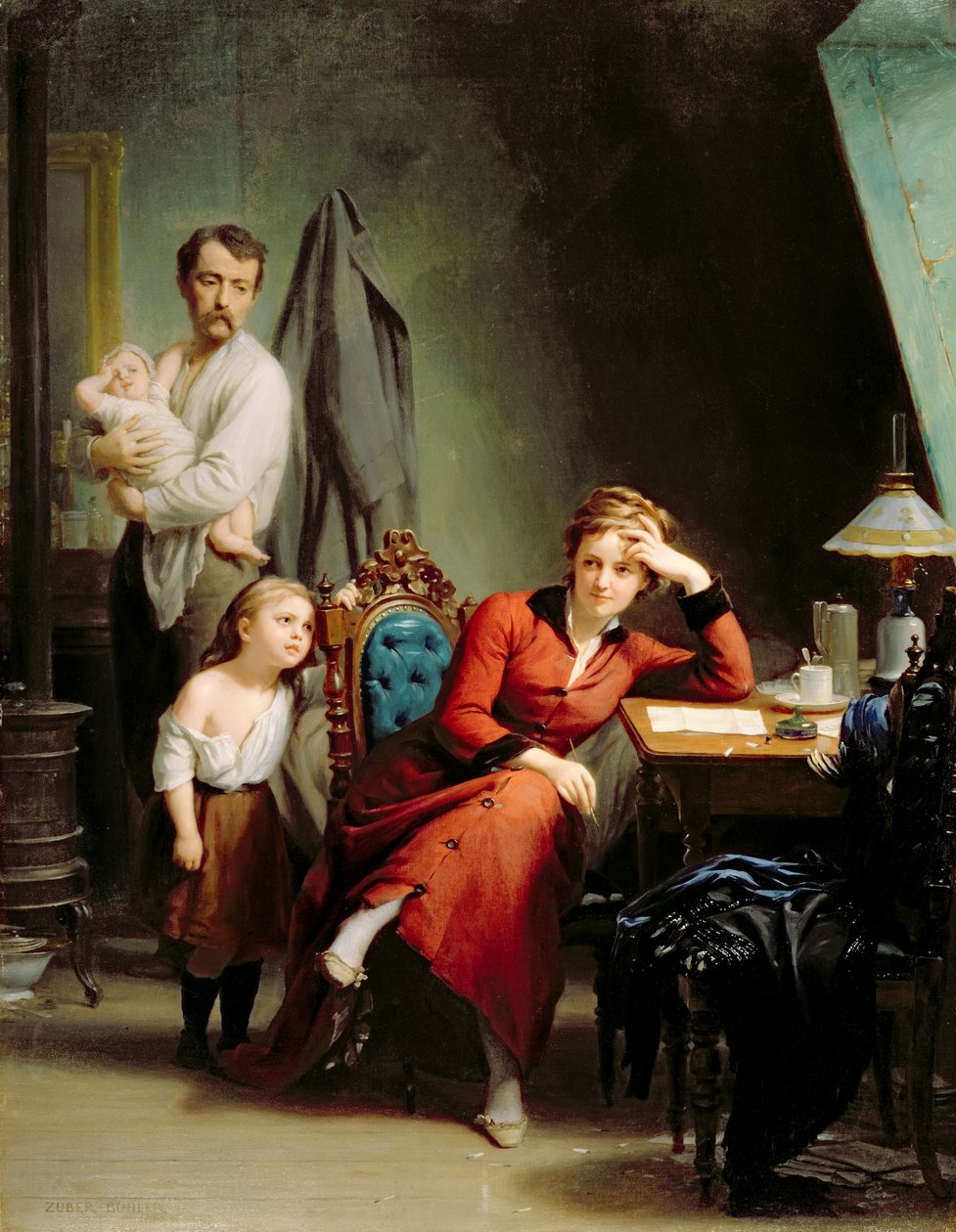 La Poétesse - Fritz Zuber Buhler