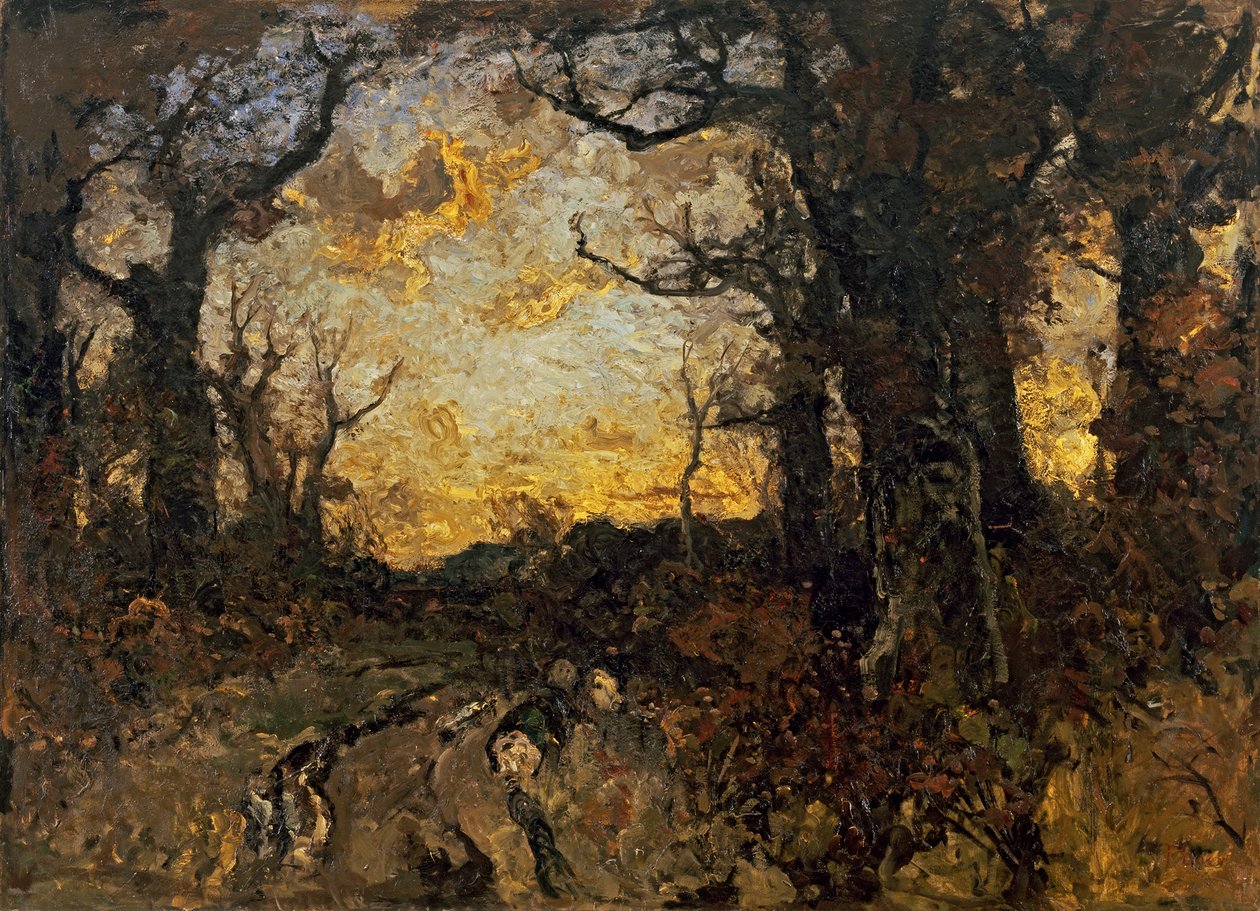 Soirée en forêt - Fritz Baer