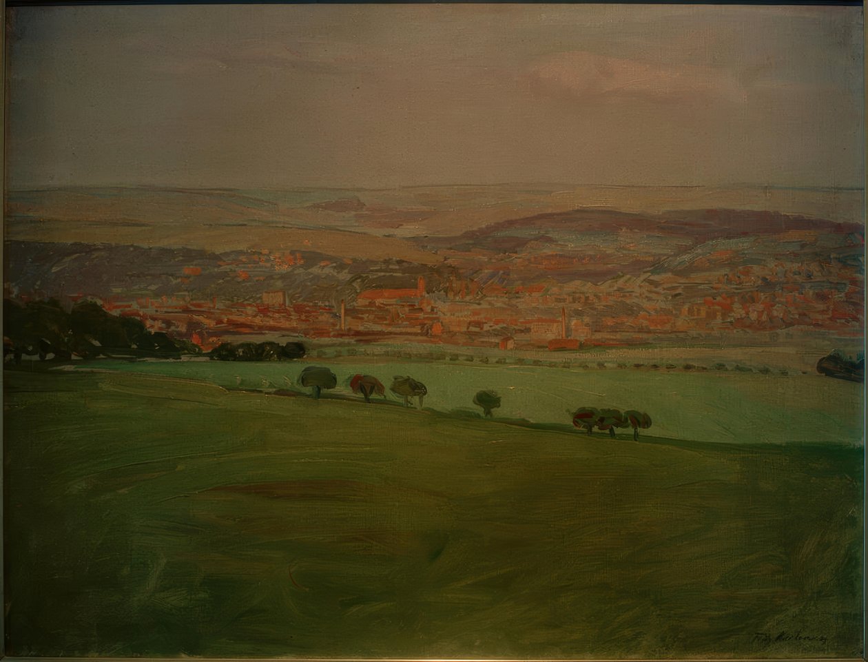 Vue sur Weimar depuis l