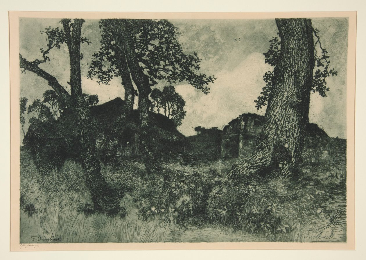 Vieille ferme (Altes Geheft) - Fritz Overbeck