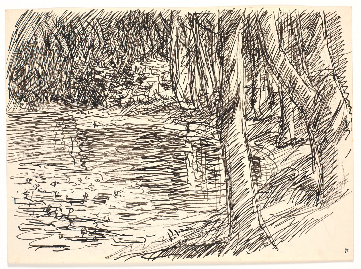 Un lac forestier - Fritz Syberg