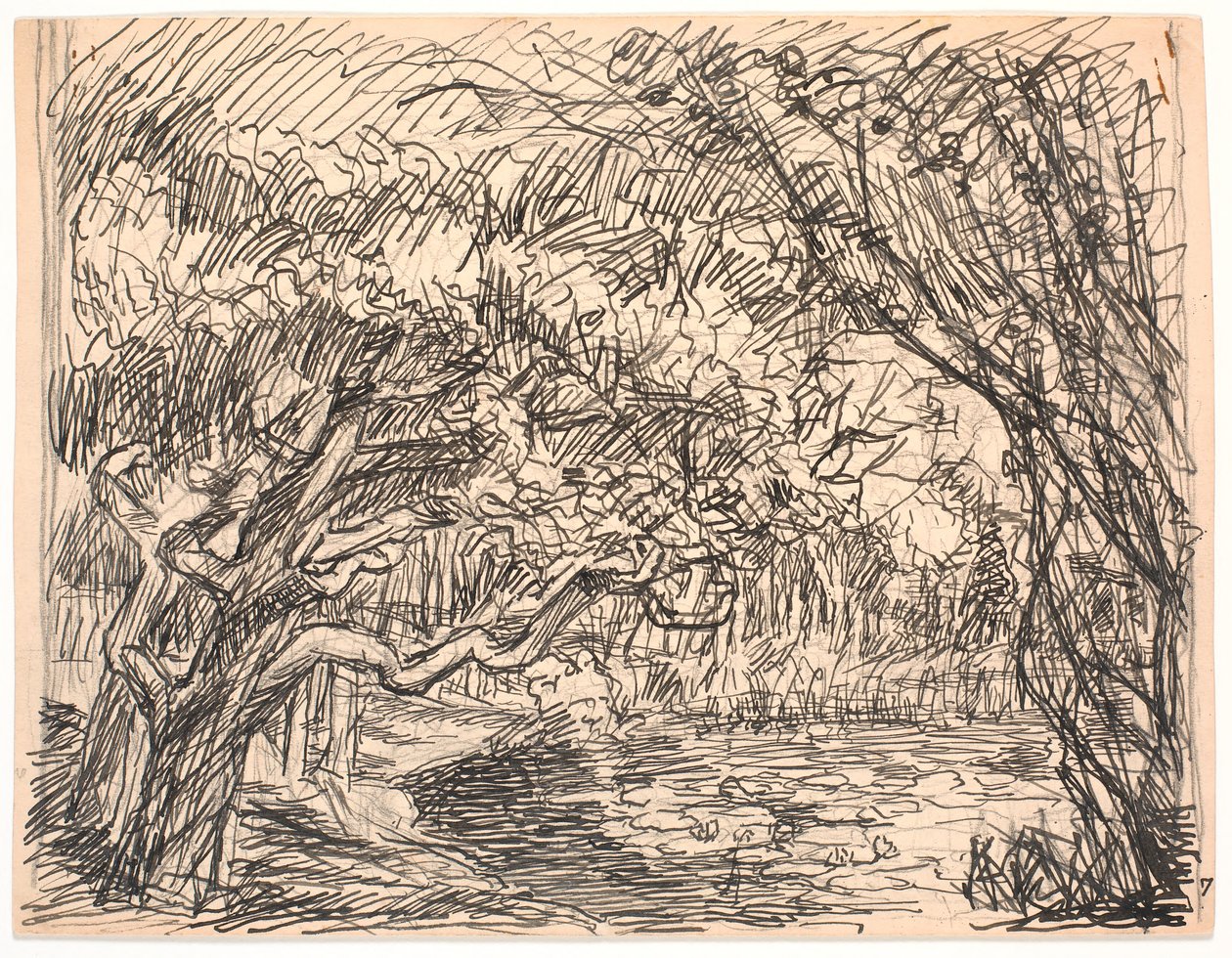 Un lac forestier - Fritz Syberg
