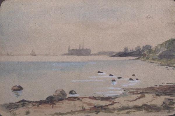 La plage, Kronberg Helsinger - Fritz Syberg