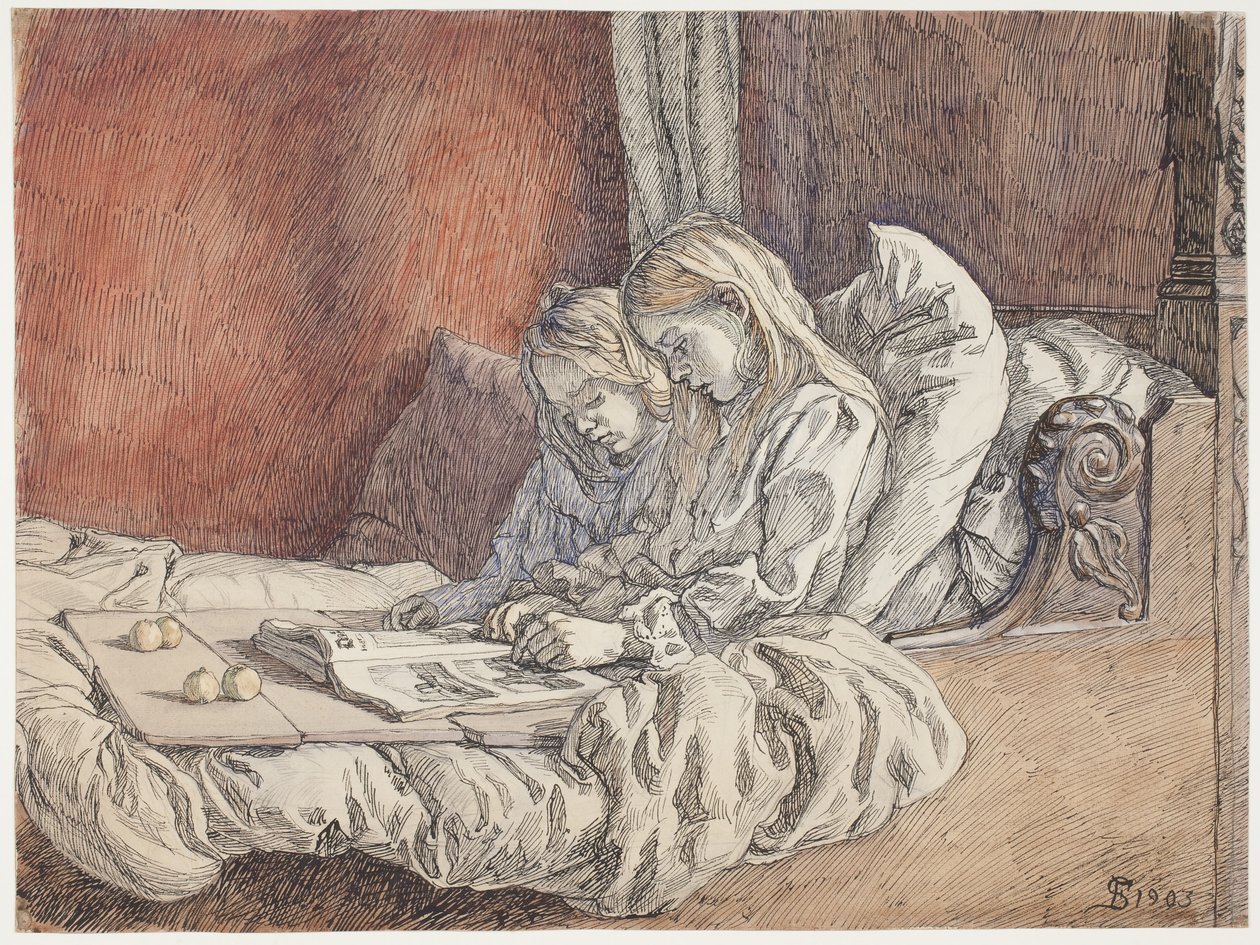 Deux convalescents - Fritz Syberg