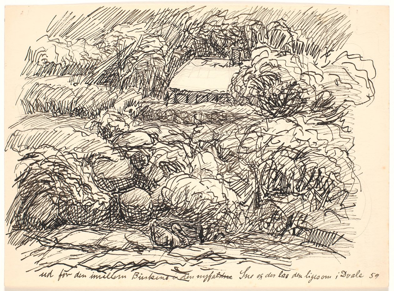 Devant celui entre les buissons... - Fritz Syberg