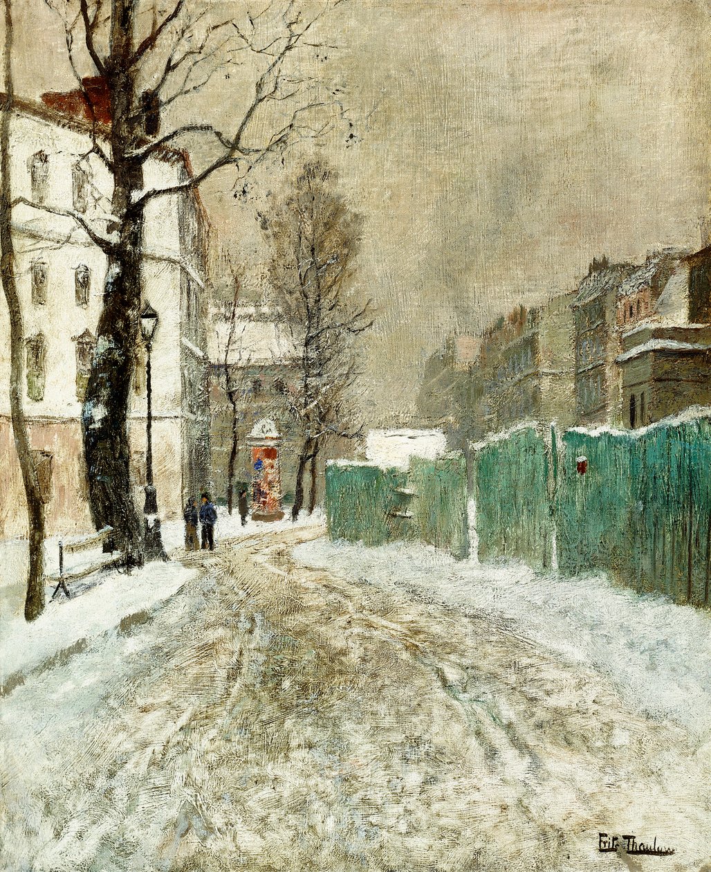 Rue de Montmartre - Frits Thaulow