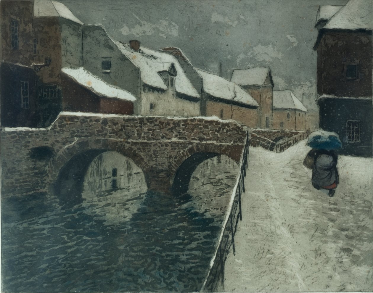Pont à Amiens - Fritz Thaulow