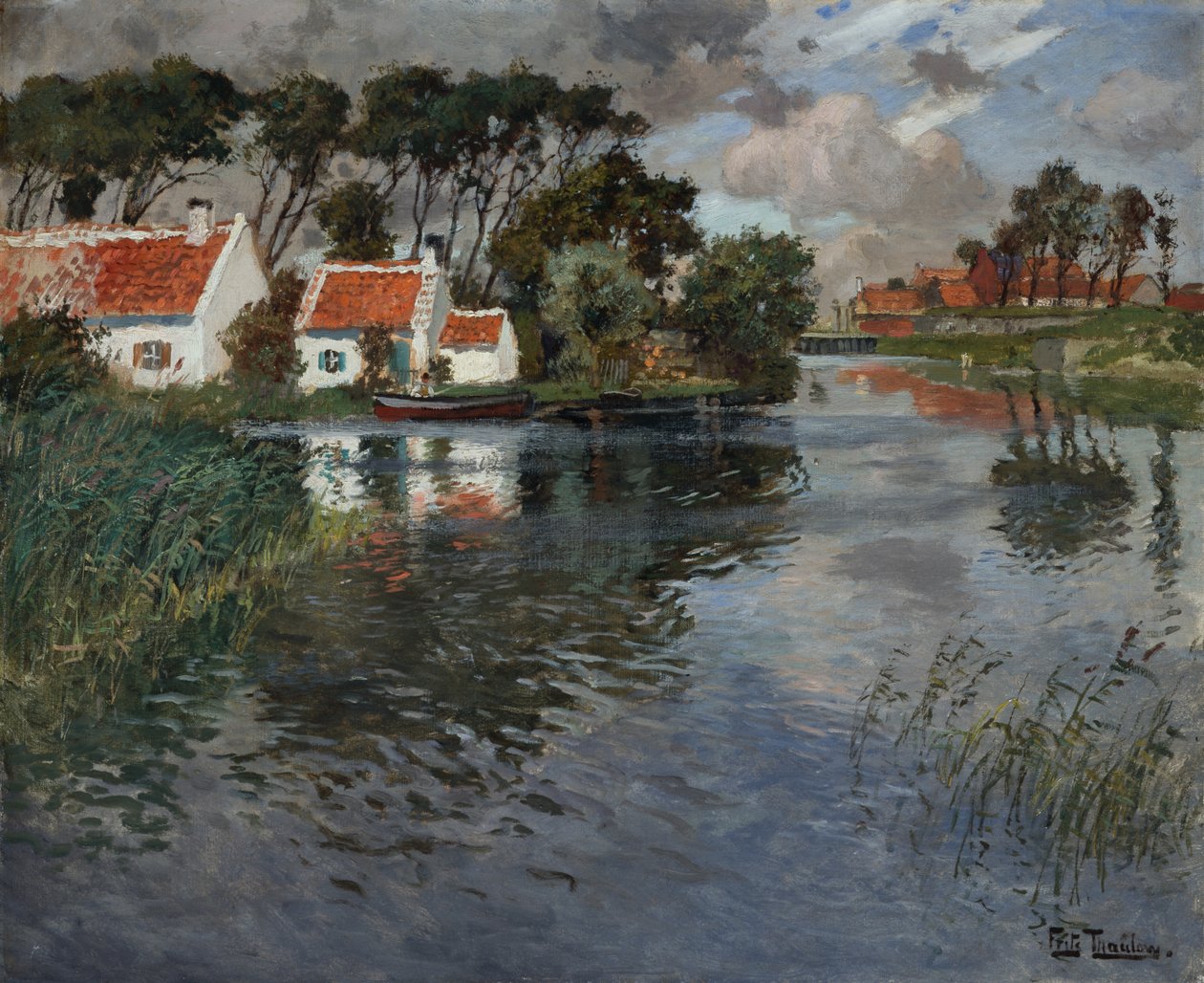 Rafale de vent - Fritz Thaulow