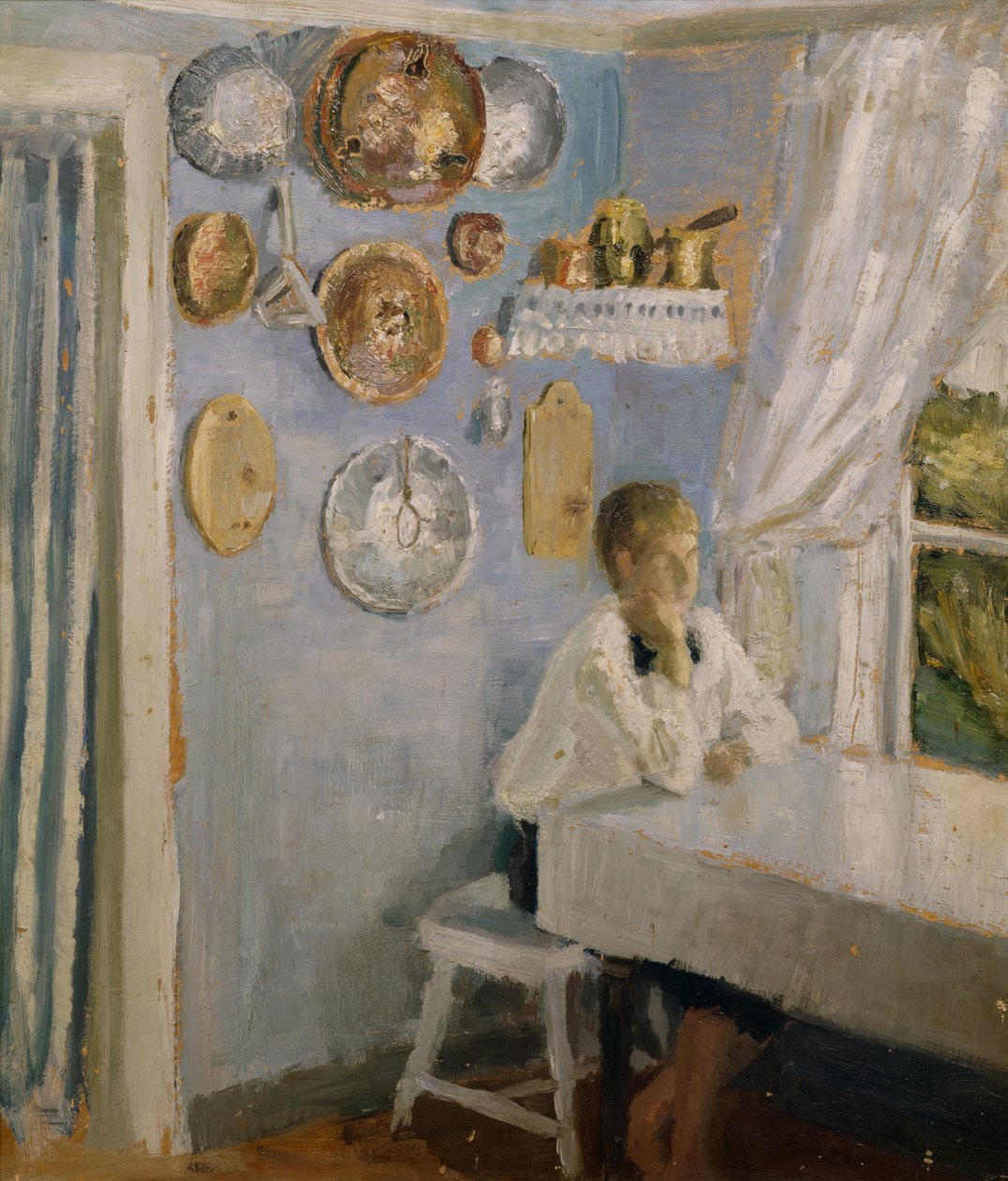 Harald à la table du petit-déjeuner - Fritz Thaulow