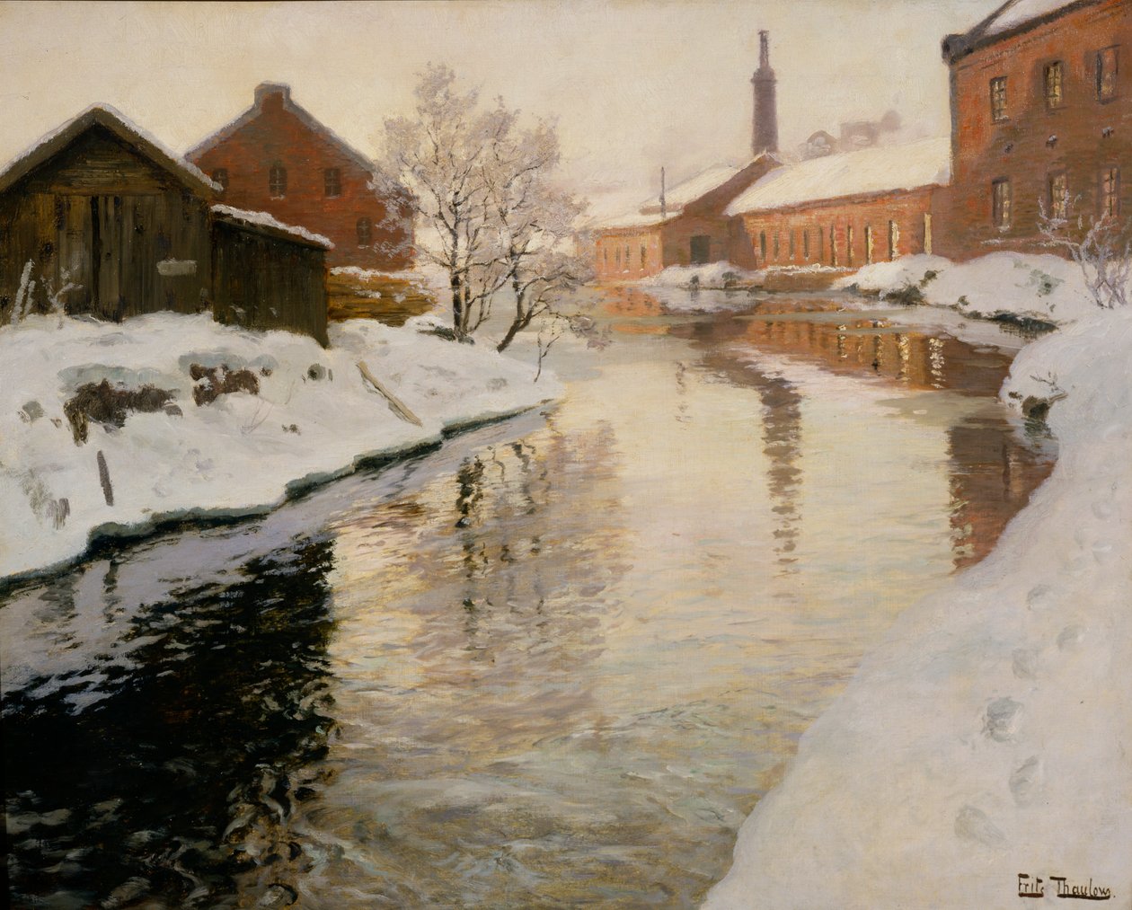 Rivière Lysaker - Fritz Thaulow