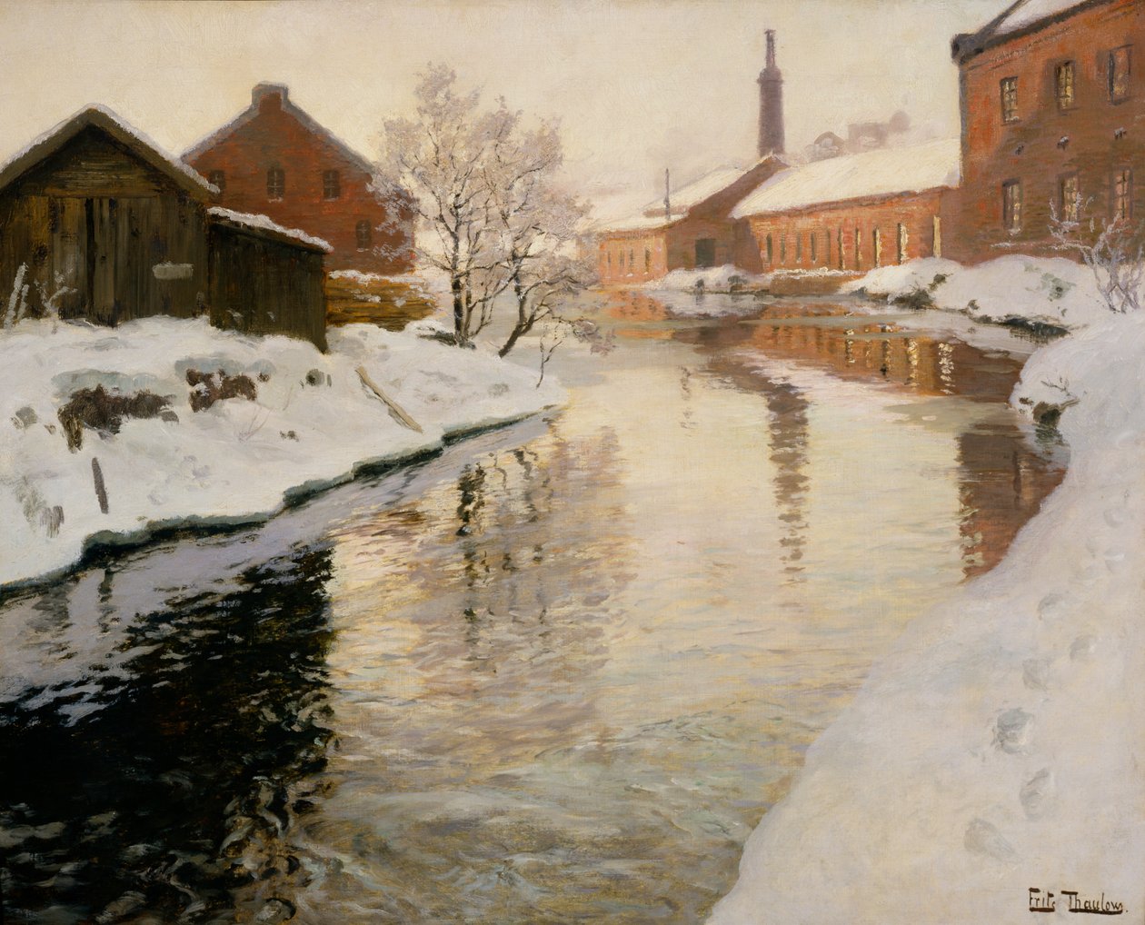 Rivière Lysaker - Fritz Thaulow