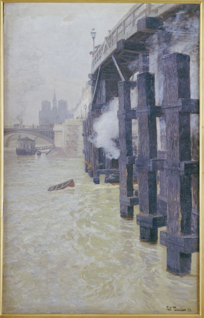 La Seine en décembre, 1893 - Frits Thaulow