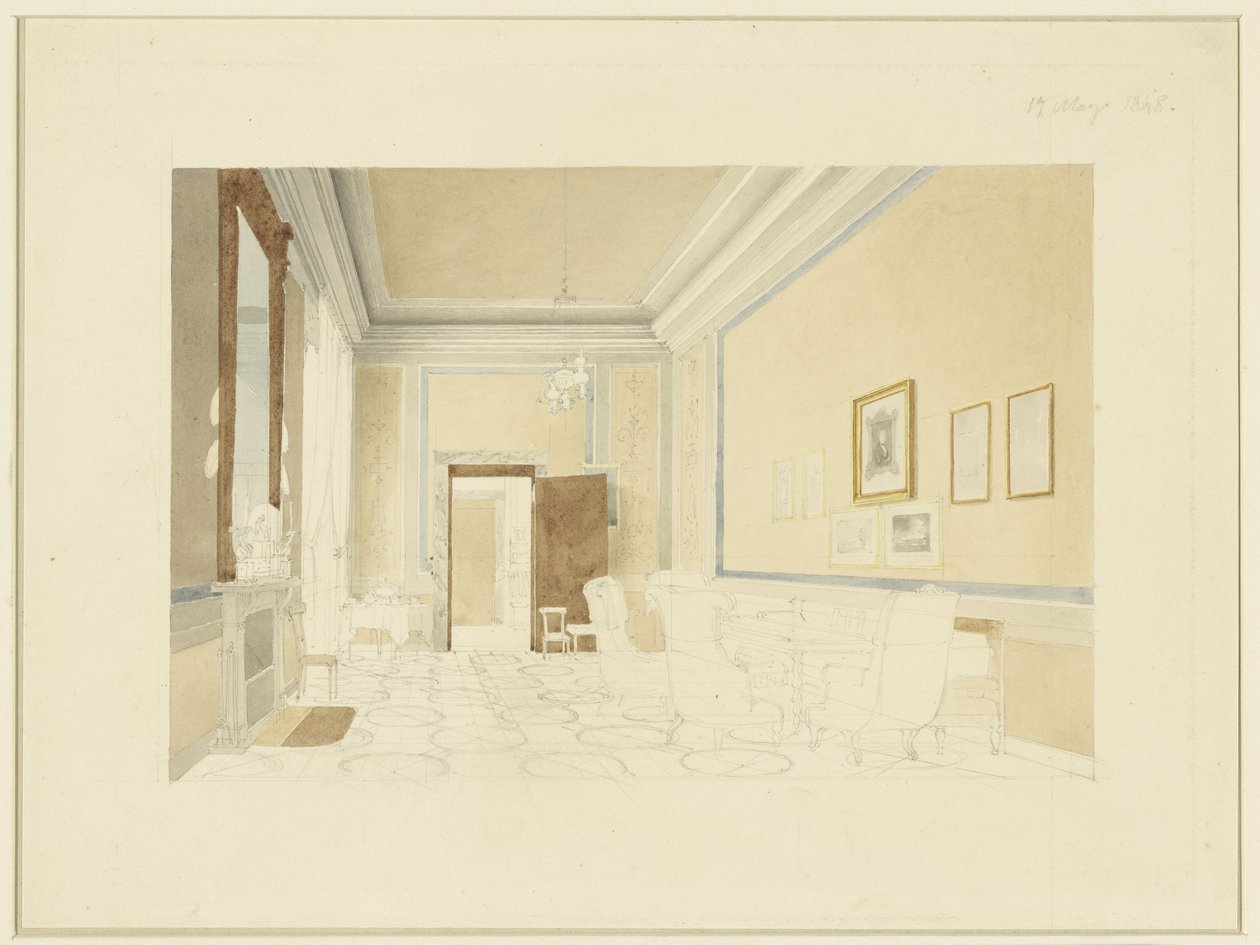 Projet pour un intérieur - Fritz Werner