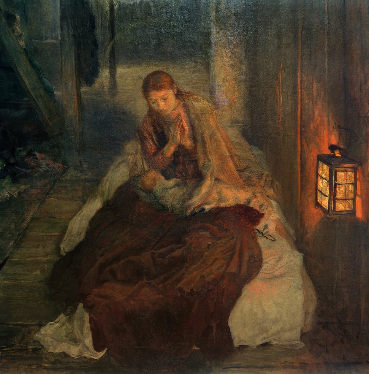 La Sainte Nuit - Fritz von Uhde