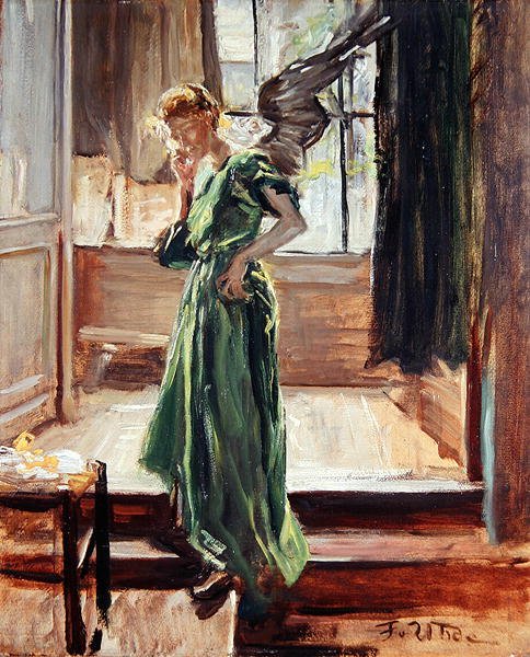 Modèle Reposant - Fritz von Uhde