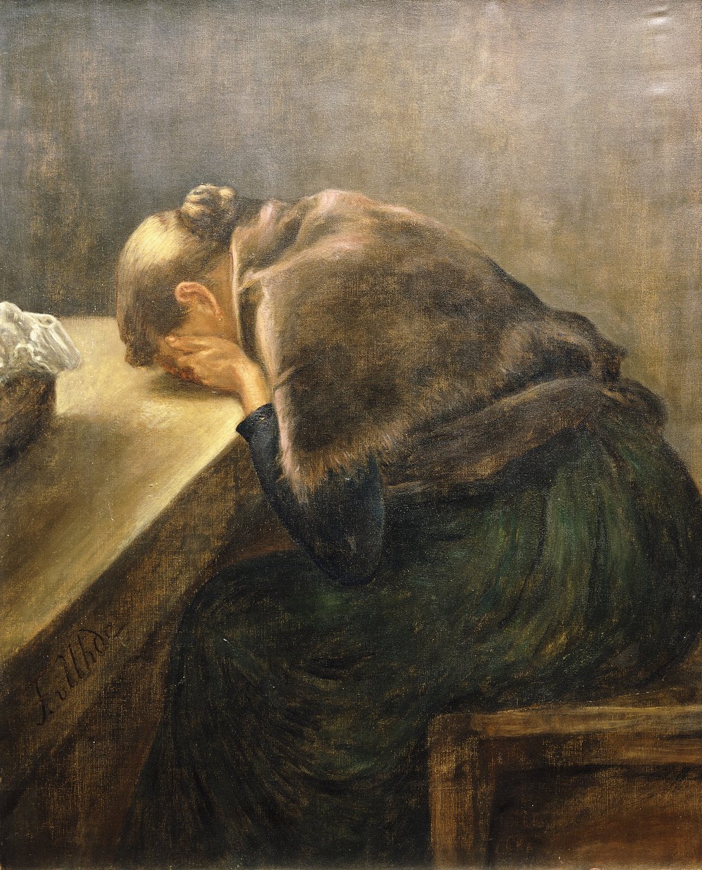 Deuil - Fritz von Uhde