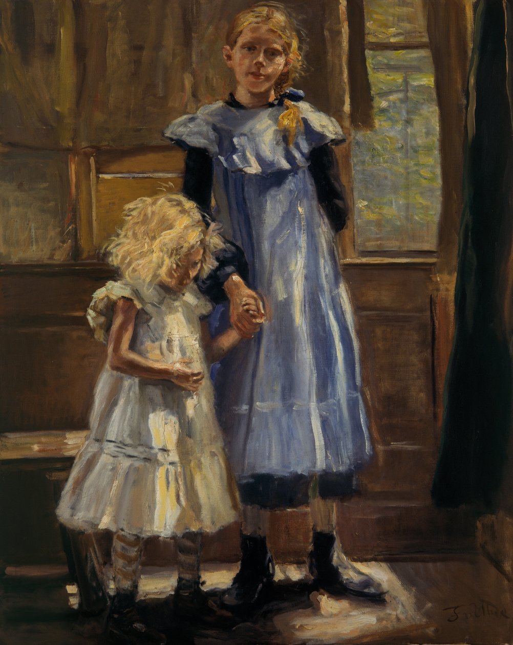 Deux filles - Fritz von Uhde
