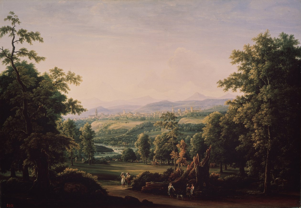 Paysage près de Berne - Fyodor Mikhailovich Matveyev