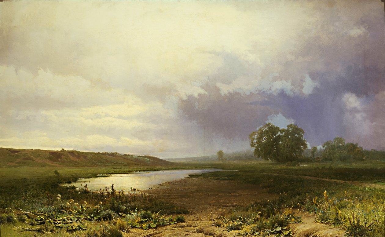 Russe : "Prairie humide" Prairie humide - Fyodor Vasilyev