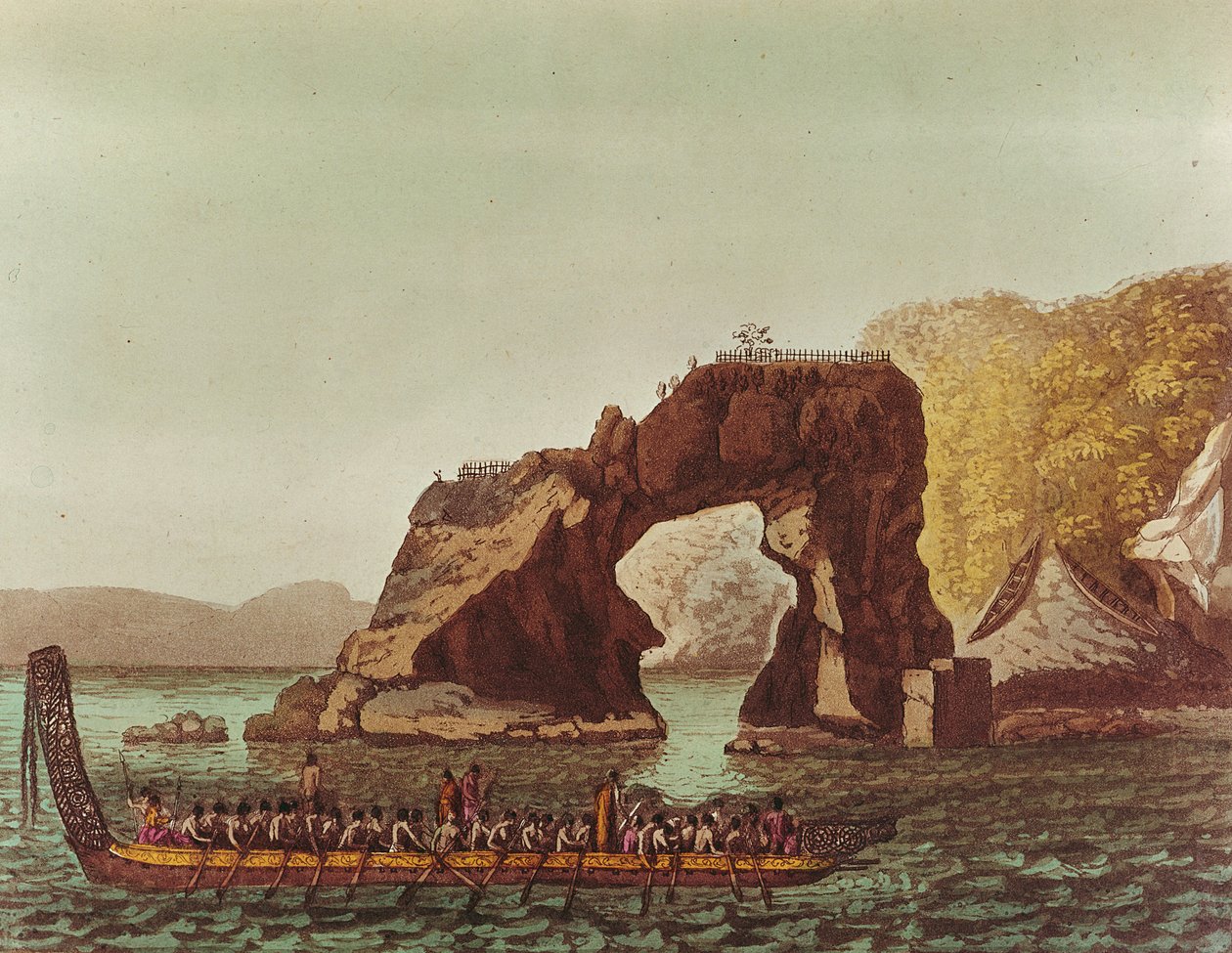 Un canoë indigène - G. Castellini