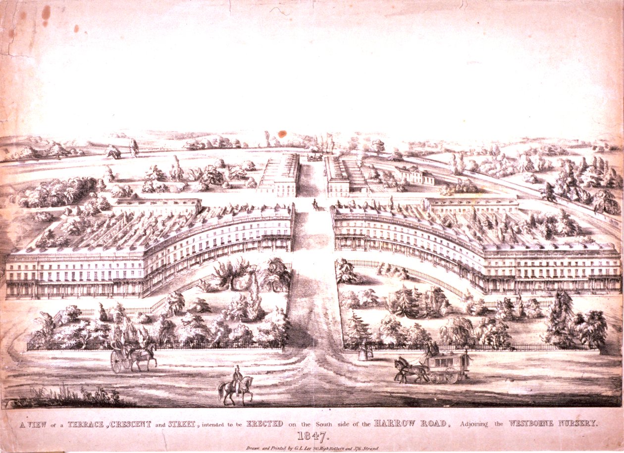 Harrow Road, Paddington, 1847 - G.L. Lee