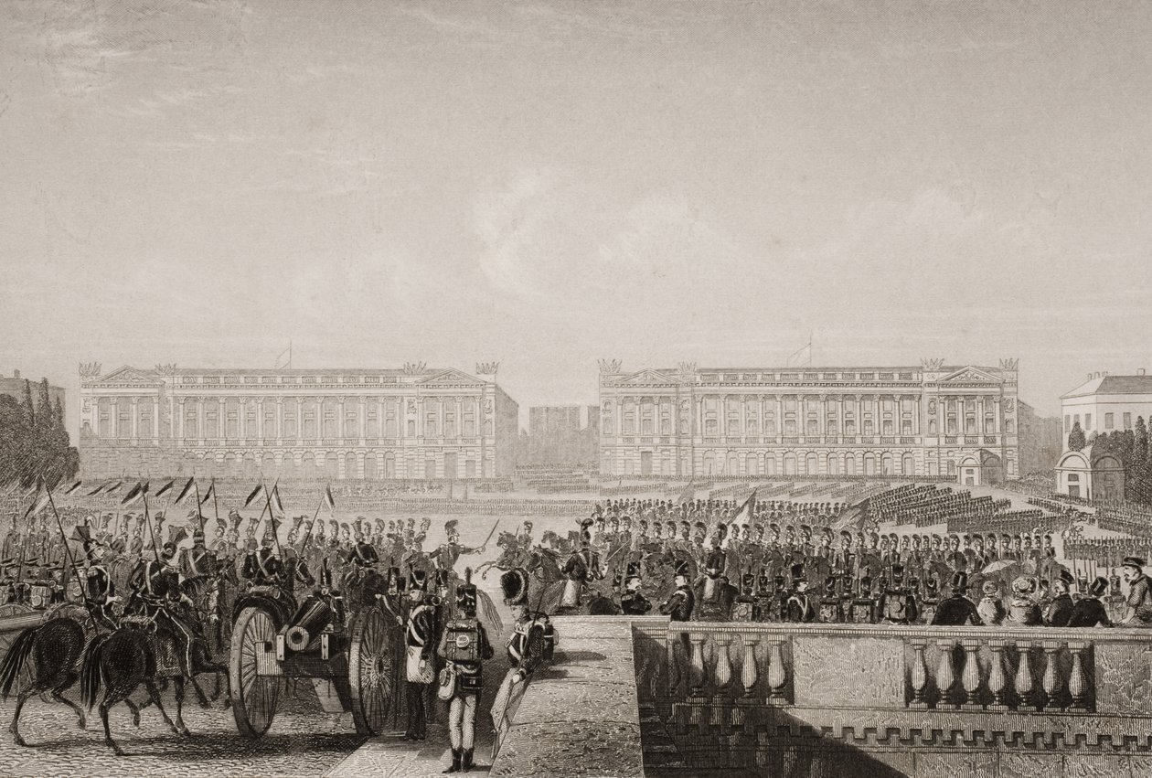 Entrée des Alliés à Paris en 1815, illustration de 