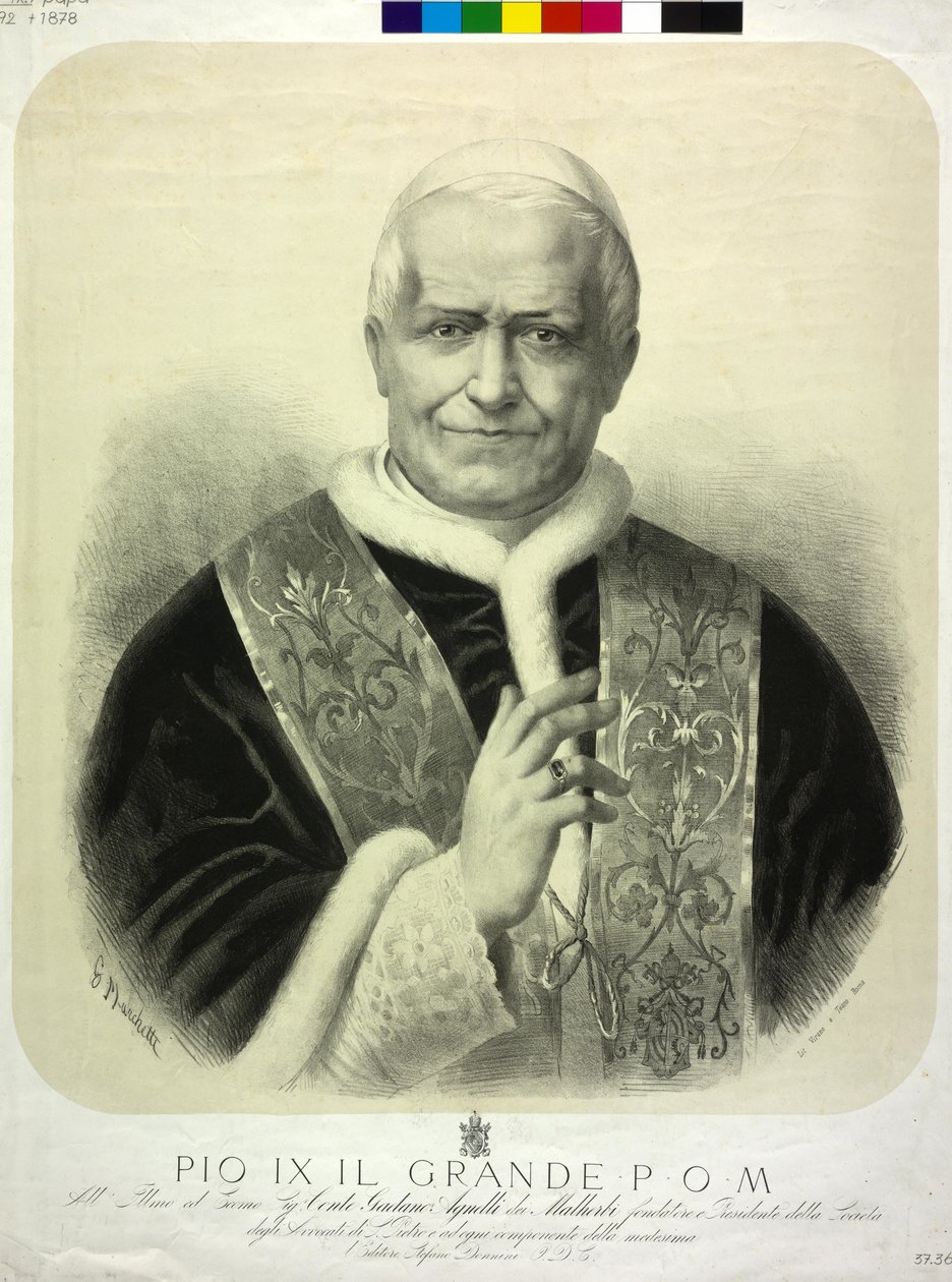 Pape Pie IX - G. Marchetti