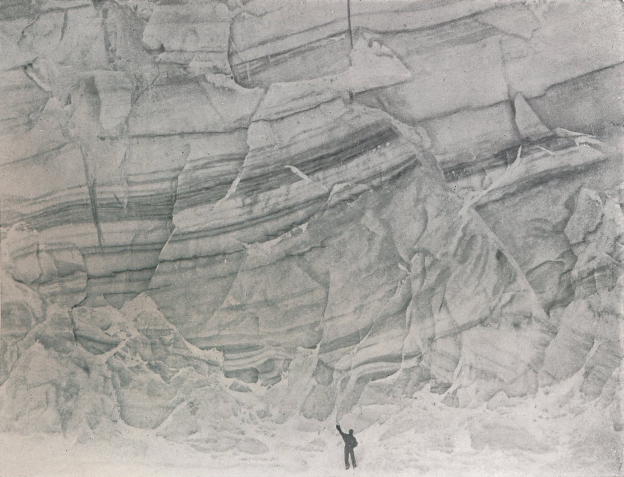 Structure de glace, vers 1911-1913 - G. Murray Levick
