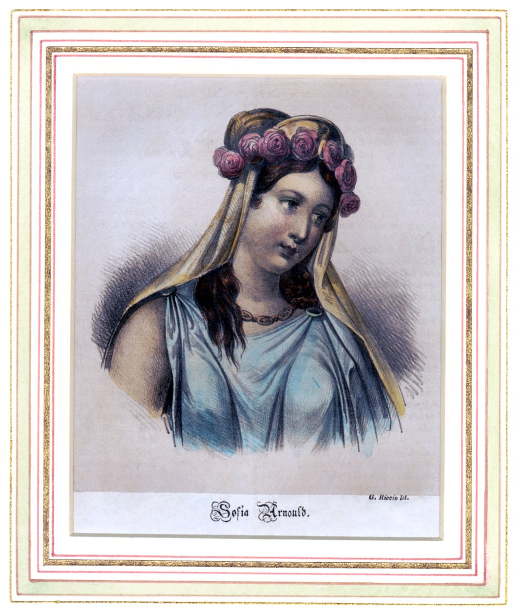 Sophie Arnould, soprano française - G. Riccio