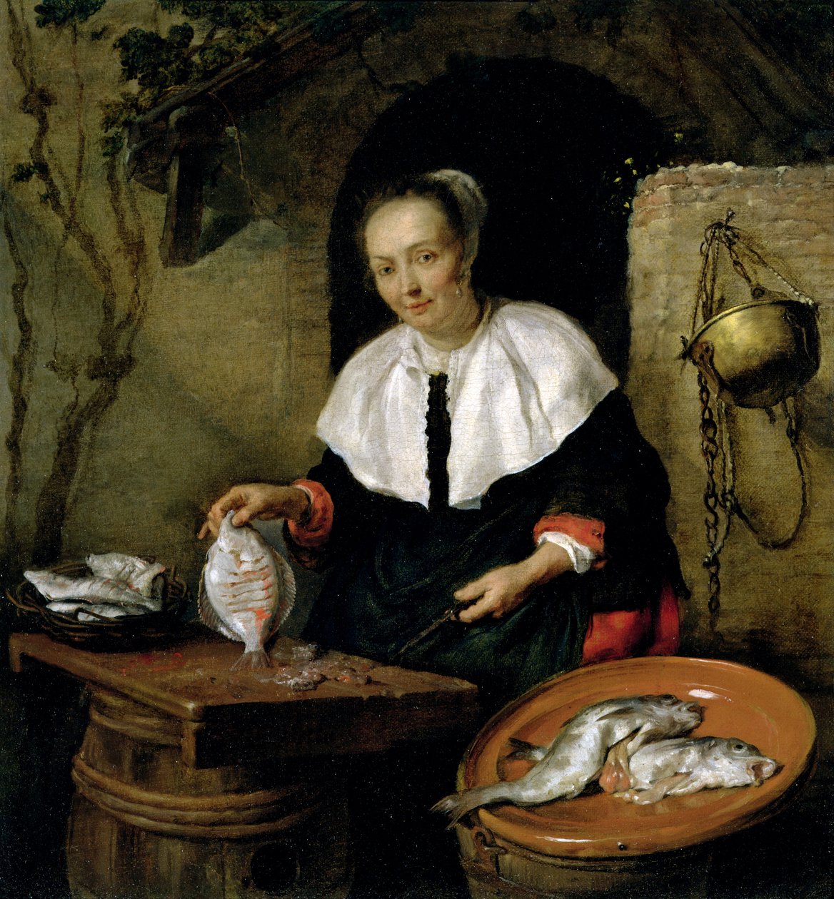 La poissonnière - Gabriel Metsu