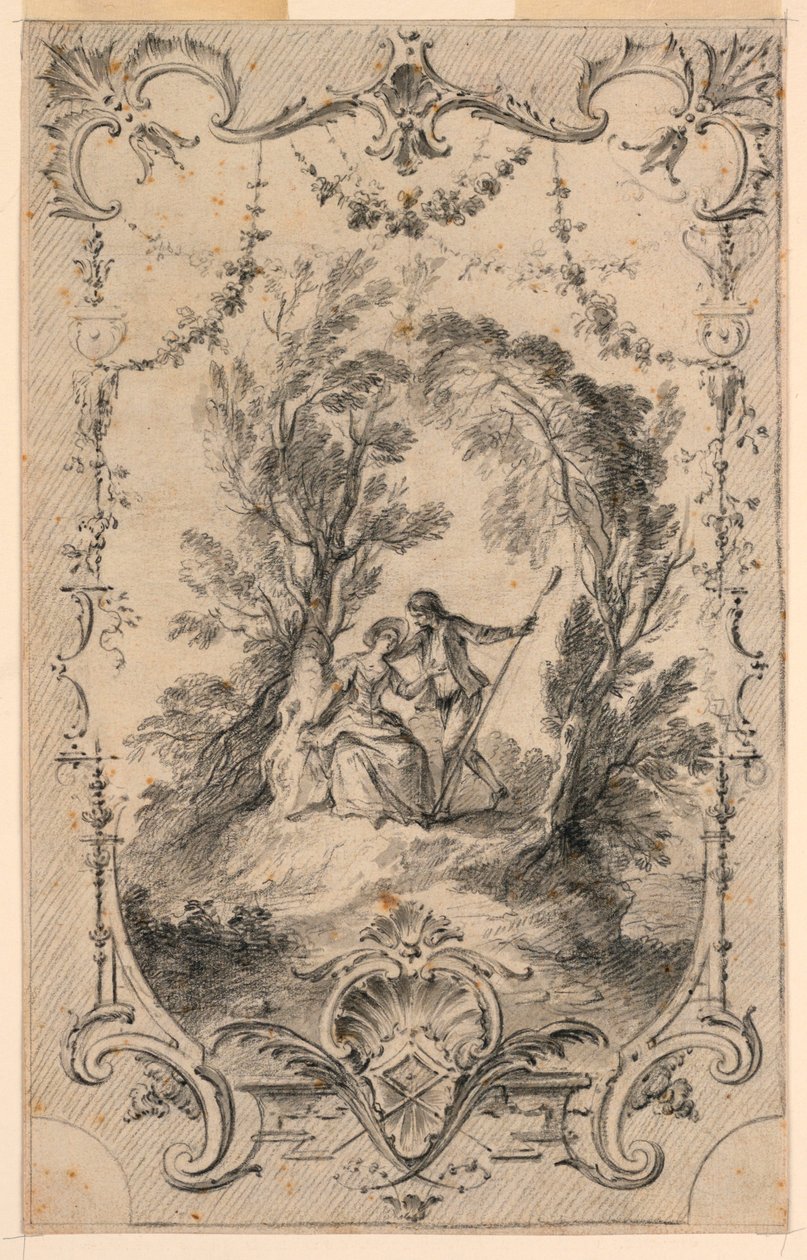 Le Berger empressé - Gabriel Huquier