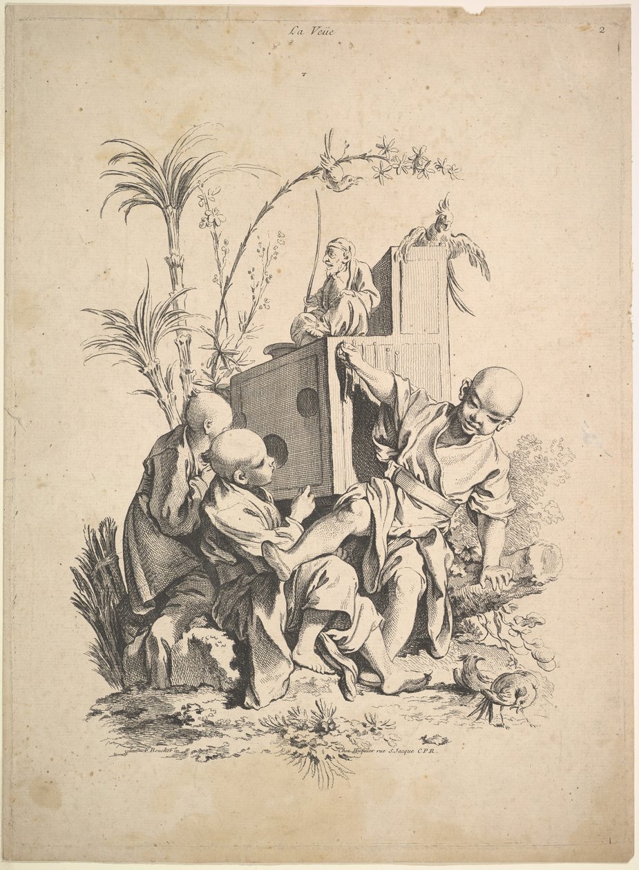 Vision, 18ème siècle - Gabriel Huquier
