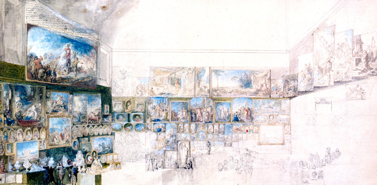 Cabinet de dessins, c1744-1780 - Gabriel de Saint Aubin