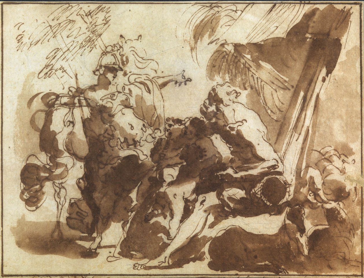 Minerve apparaissant à un berger - Gaetano Gandolfi