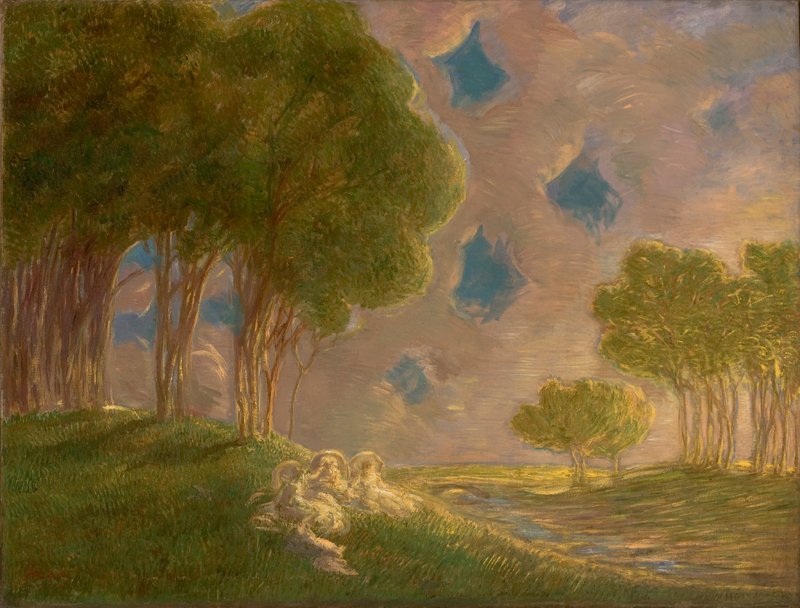 Paysage - Gaetano Previati