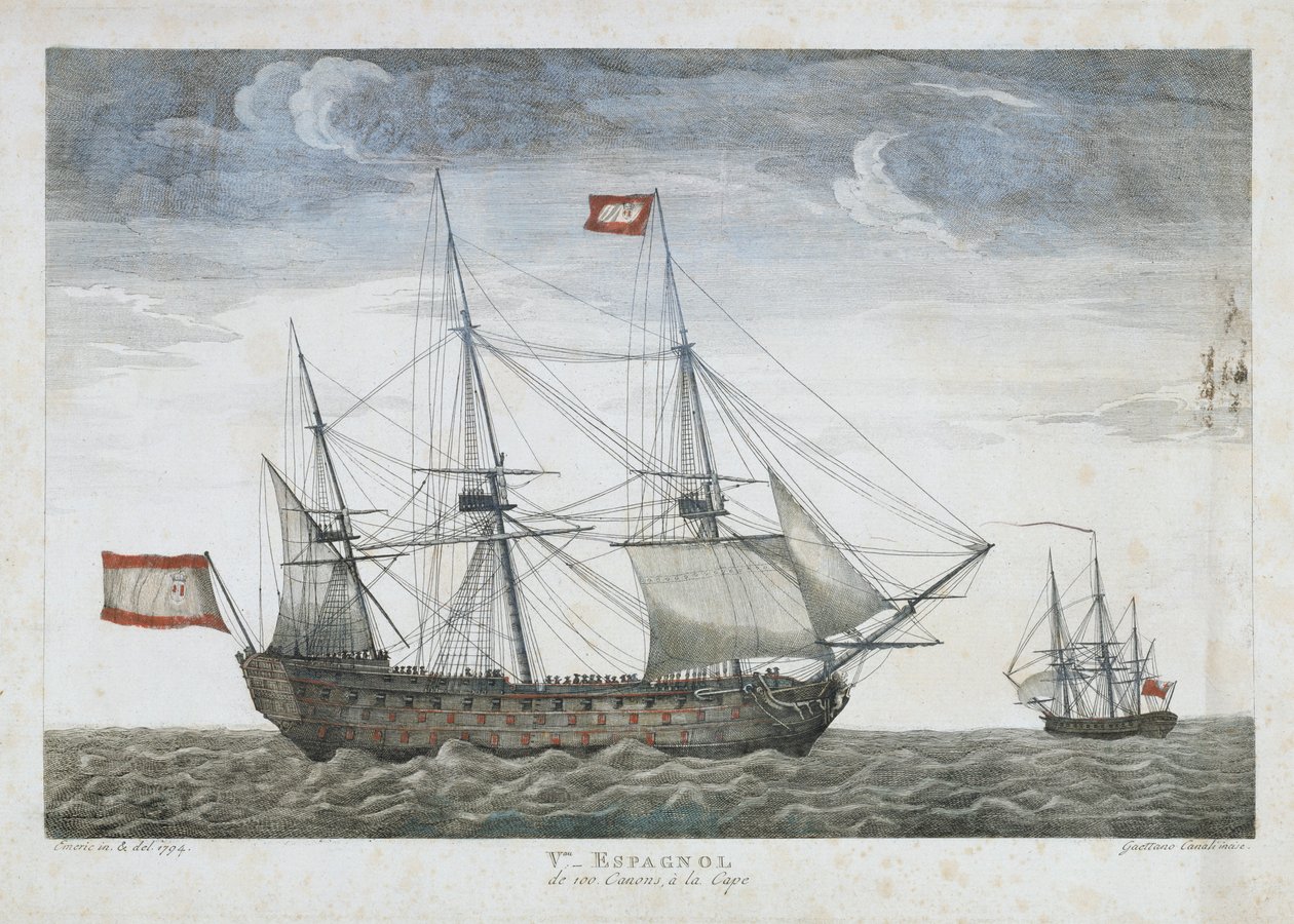 Navire de combat espagnol - Gaetano Canali