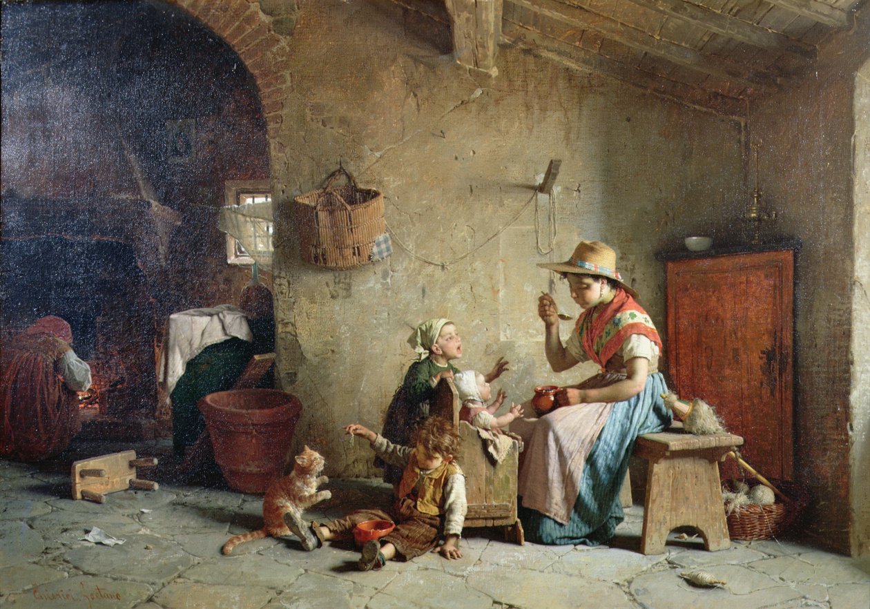 Nourrir bébé - Gaetano Chierici