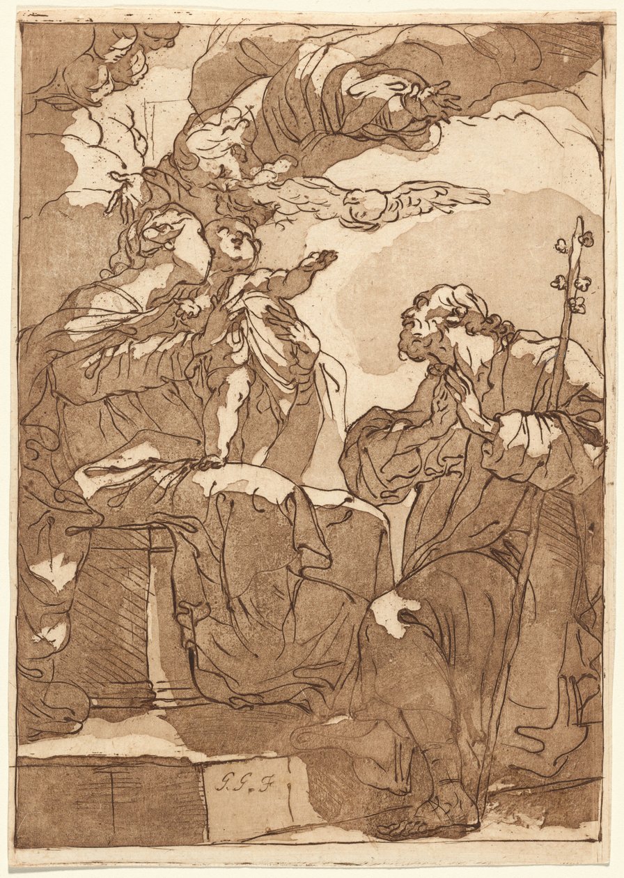 La Sainte Famille avec Dieu le Père - Gaetano Gandolfi
