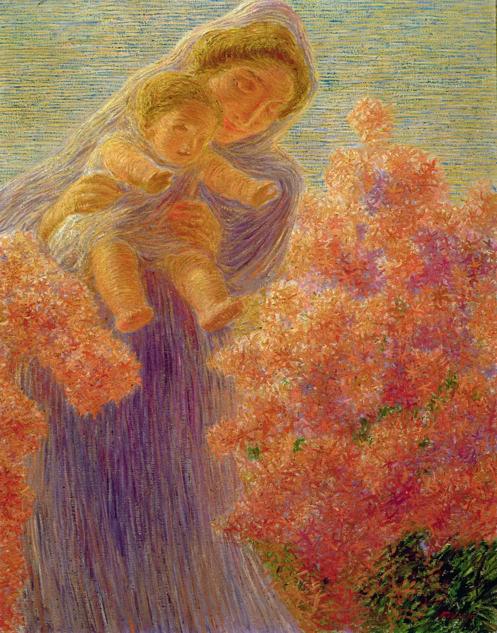 Mère et enfant - Gaetano Previati