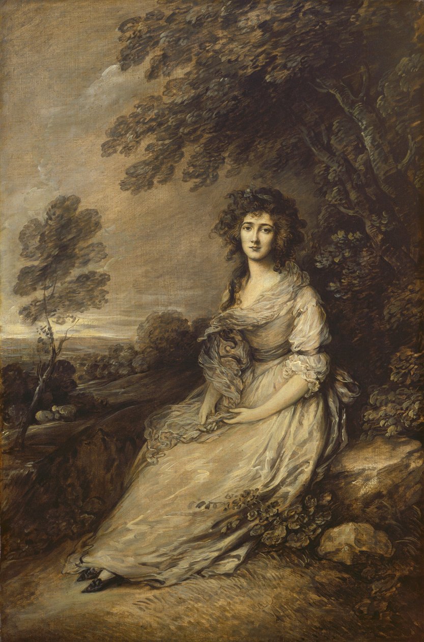 Mme Richard Brinsley Sheridan - Gainsborough Dupont