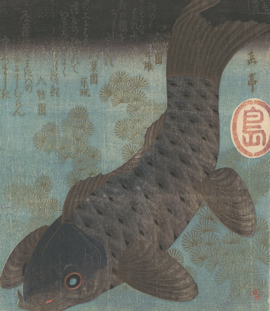 Carpes et pins - Gakutei