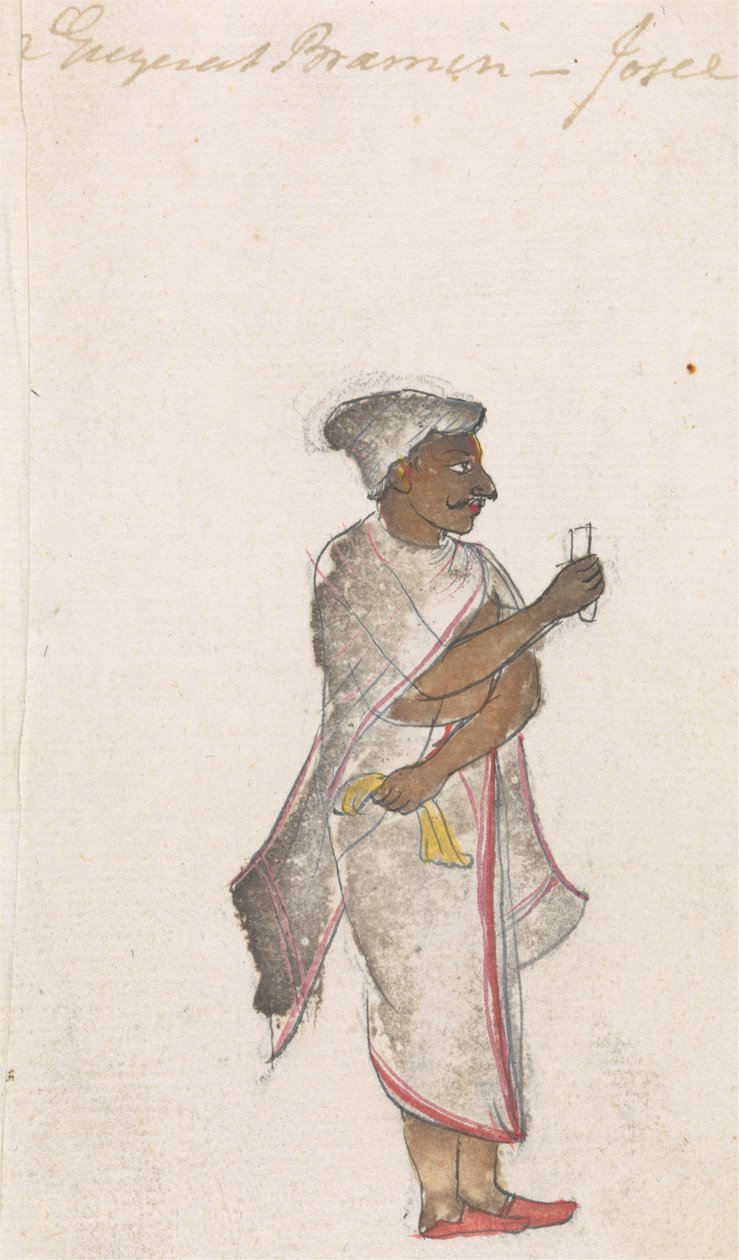 Un brahmane de Gugerat - Gangaram Chintaman Tambat