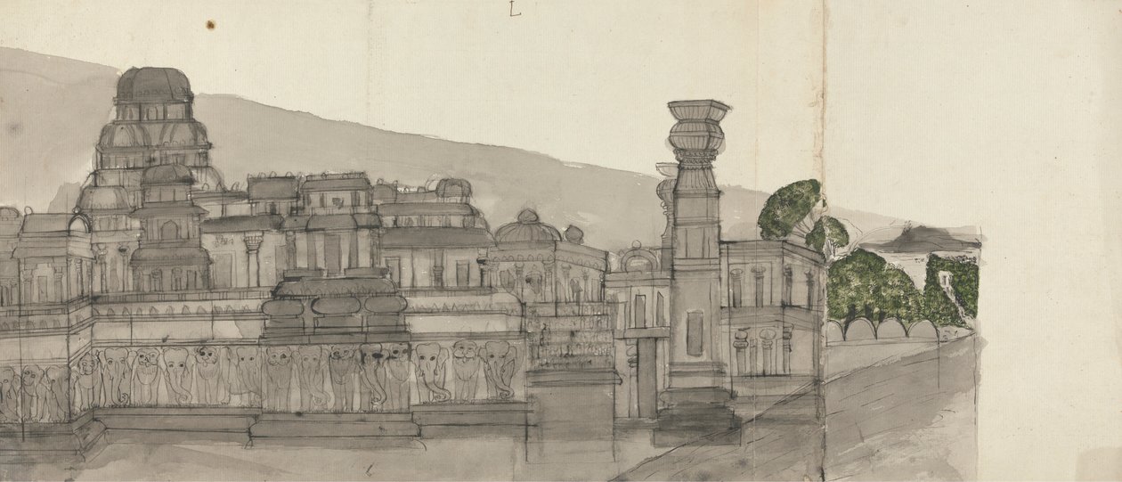 Vue extérieure de Kailasa - Gangaram Chintaman Tambat