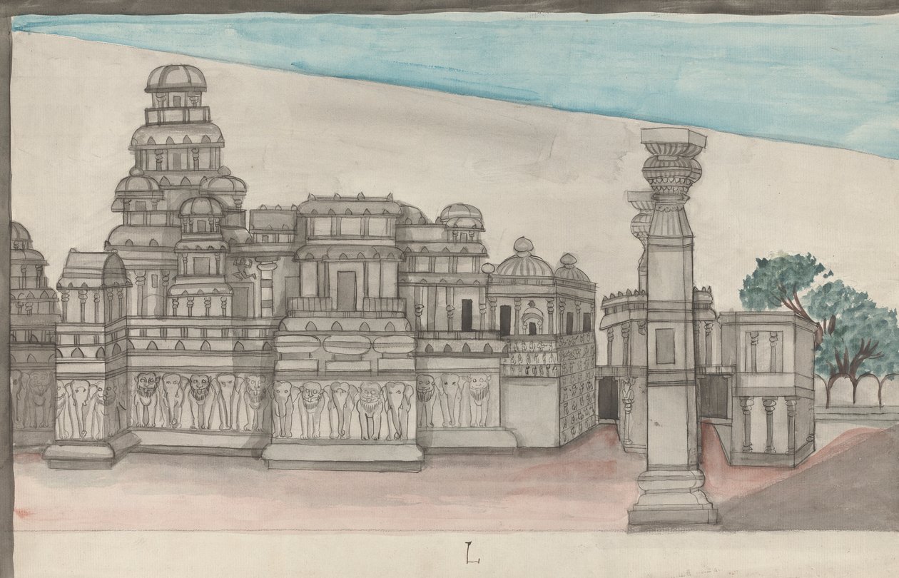 Kailasa, vue extérieure - Gangaram Chintaman Tambat