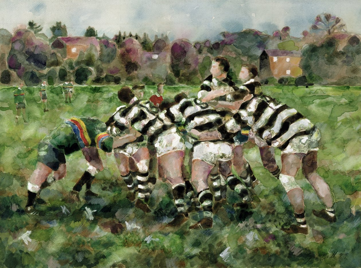 Un match de rugby, 1989 - Gareth Lloyd Ball