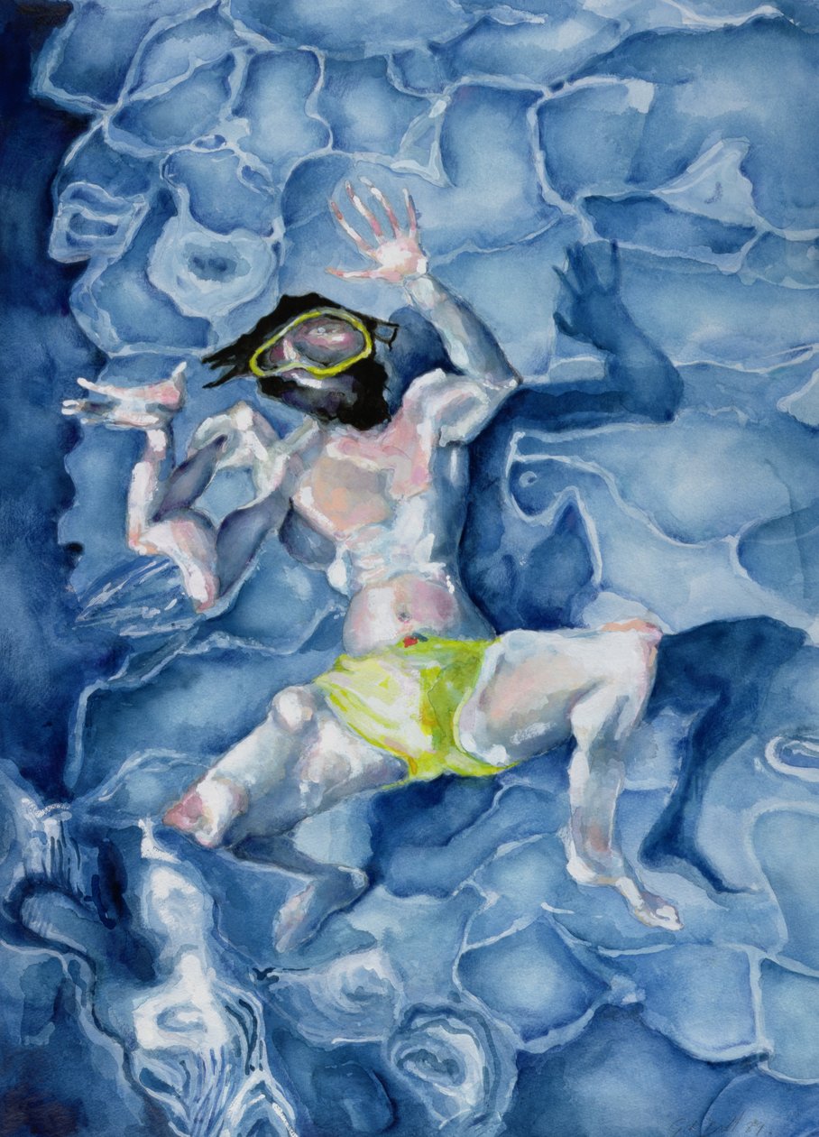 Le nageur, 1989 - Gareth Lloyd Ball
