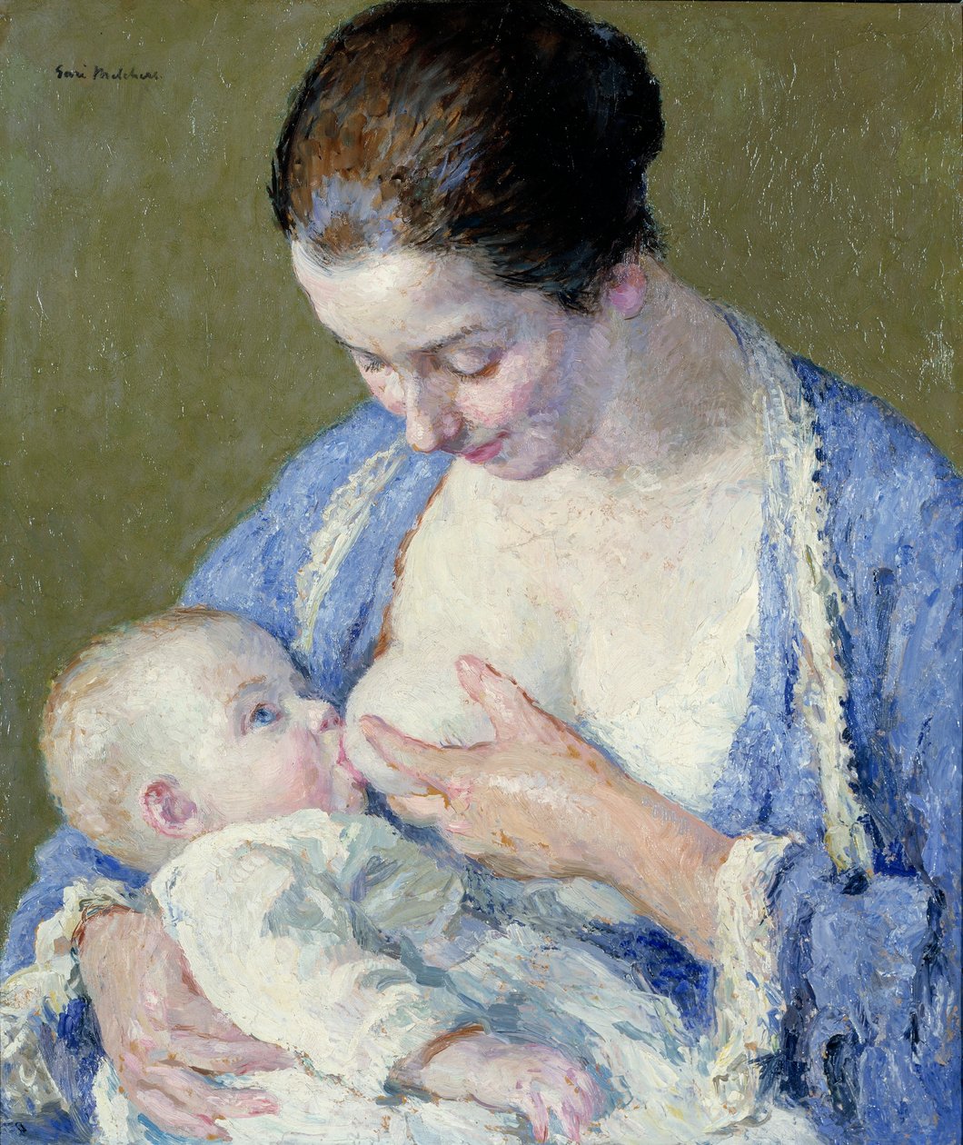 Mère et enfant - Gari Melchers