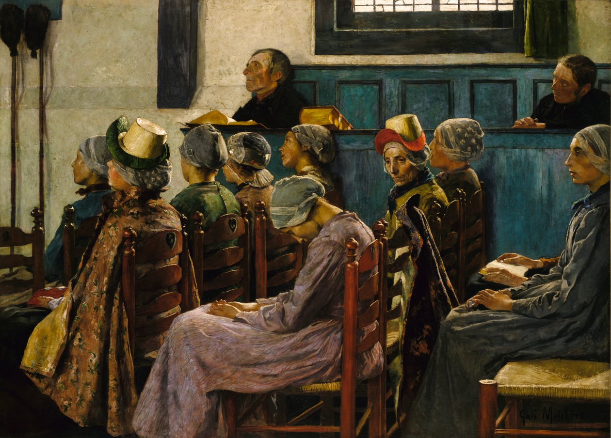 Le Sermon, 1886 - Gari Melchers