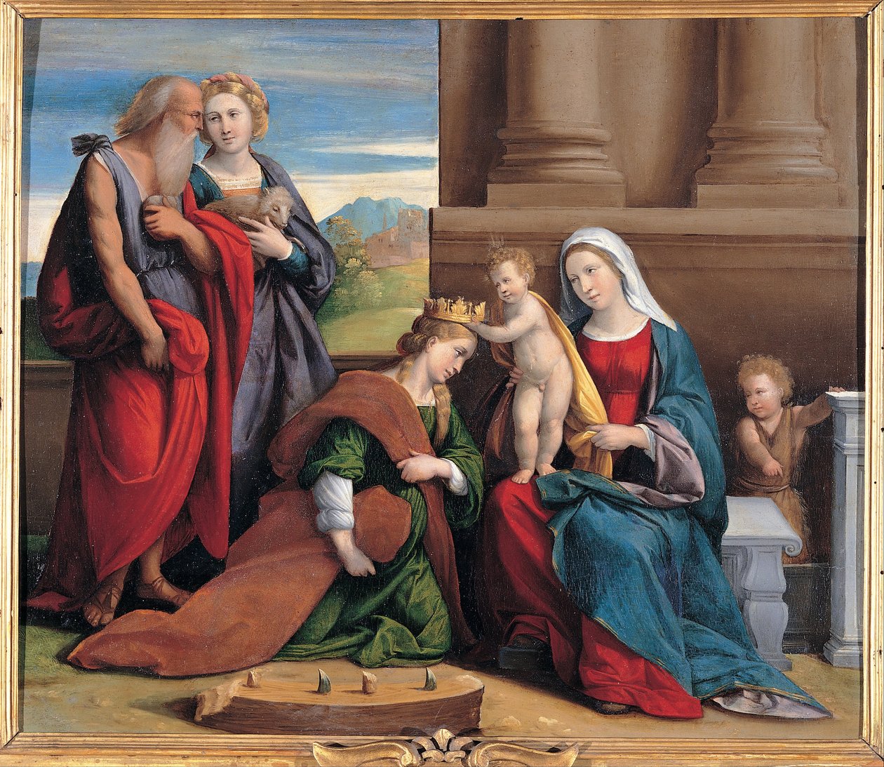 Couronnement de Sainte Catherine - Garofalo