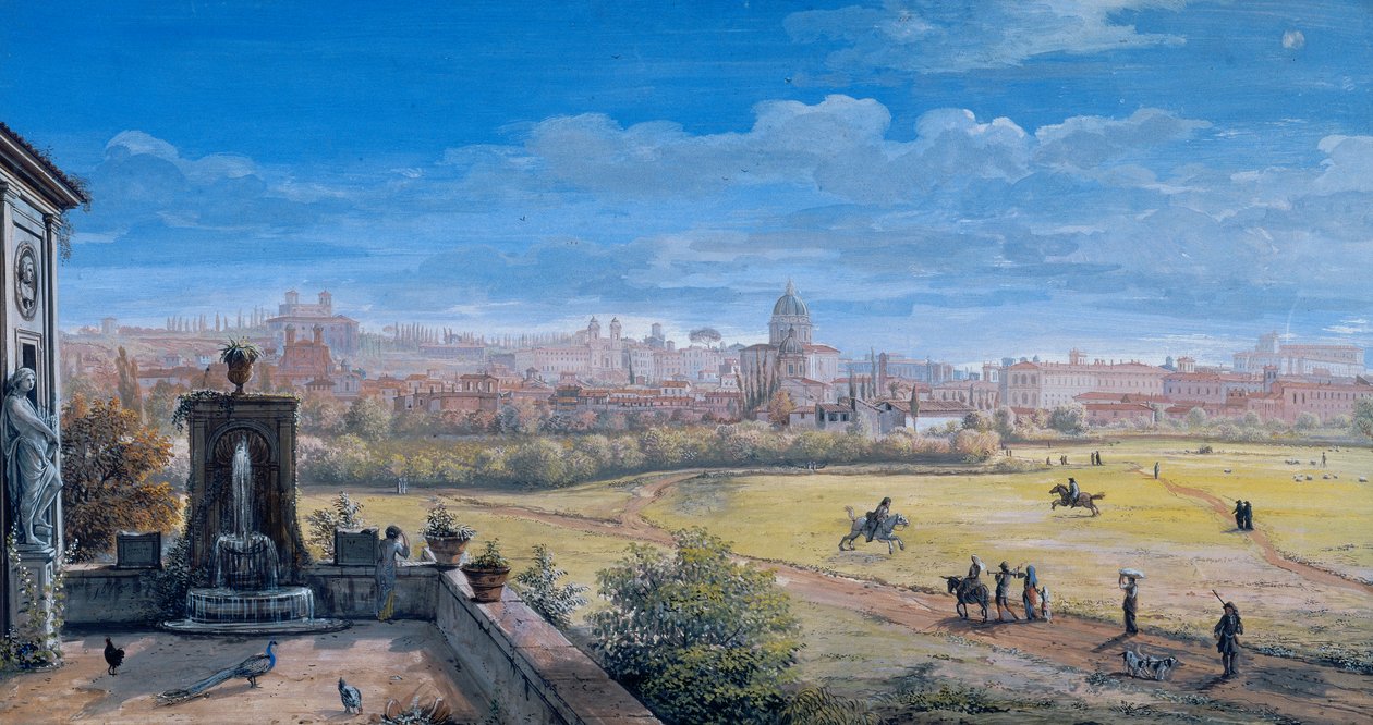 Vue de Rome - Gaspar van Wittel